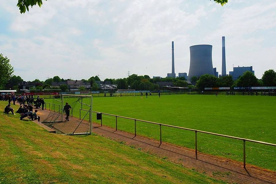 Der SV Glückauf Möllen hatte mal eine imposante Kulisse. 