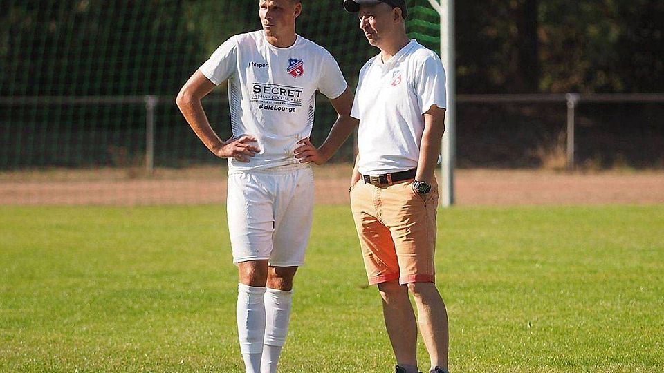 Markus Rehbein (rechts) und Tobias Beltz trainieren auch in der neuen Saison die SG. 