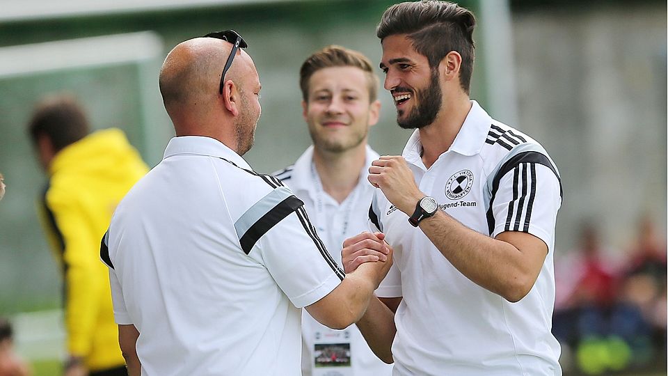 Der Neue am Spielfeldrand: Donat Fetahaj (r.) wird Coach bei VfL Mennighüffen II.