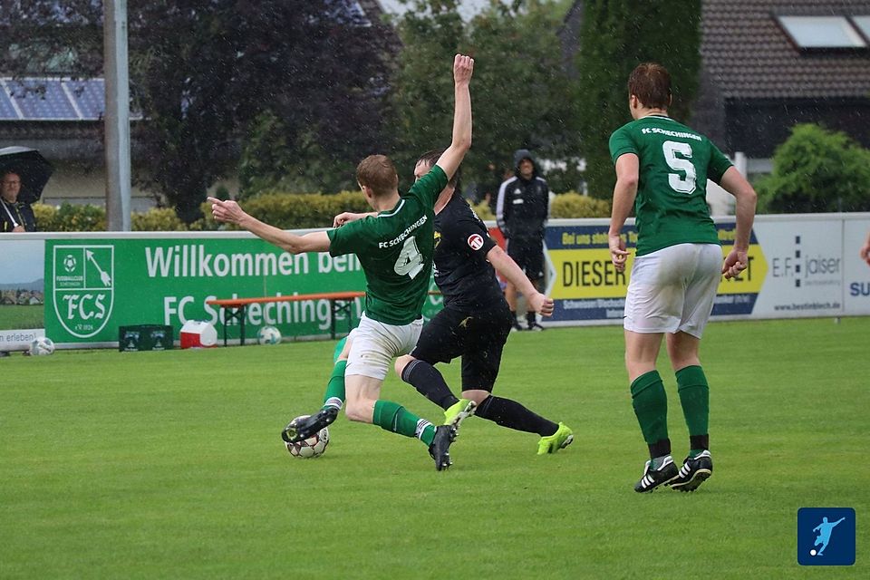Der FC Schechingen II (grünes Trikot) trifft am Sonntag auf den TSV Leinzell.