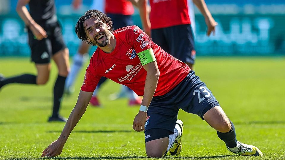 Haching-Kapitän Markus Schwabl war nach dem Spiel wenig zufrieden mit dem Auftritt seiner Mannschaft.