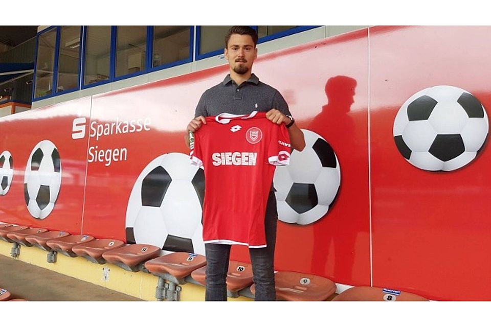 Tim Geller unterschrieb in dieser Woche einen Kontrakt beim künftigen Oberligisten Sportfreunde Siegen. Foto: Verein