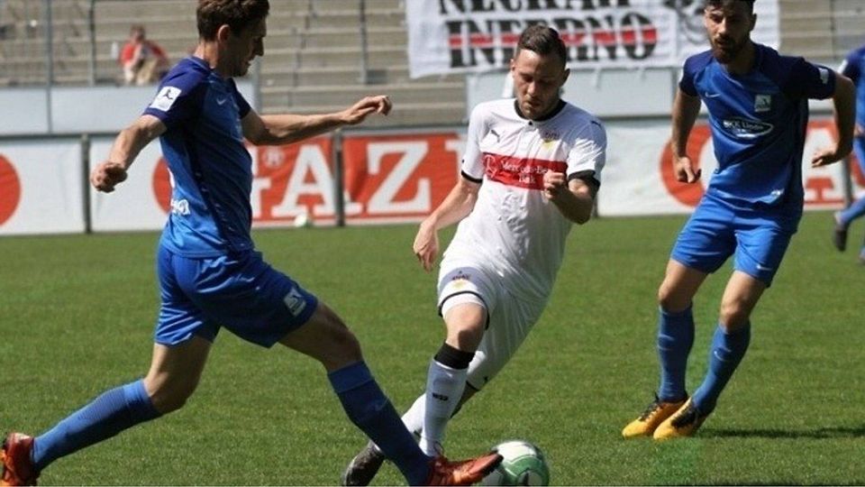 Sturm-Duo gesprengt: Janek Ripplinger (links) bleibt beim TSV Schott Mainz, Arif Güclü wird den Klub wohl verlassen. Foto: Lommel