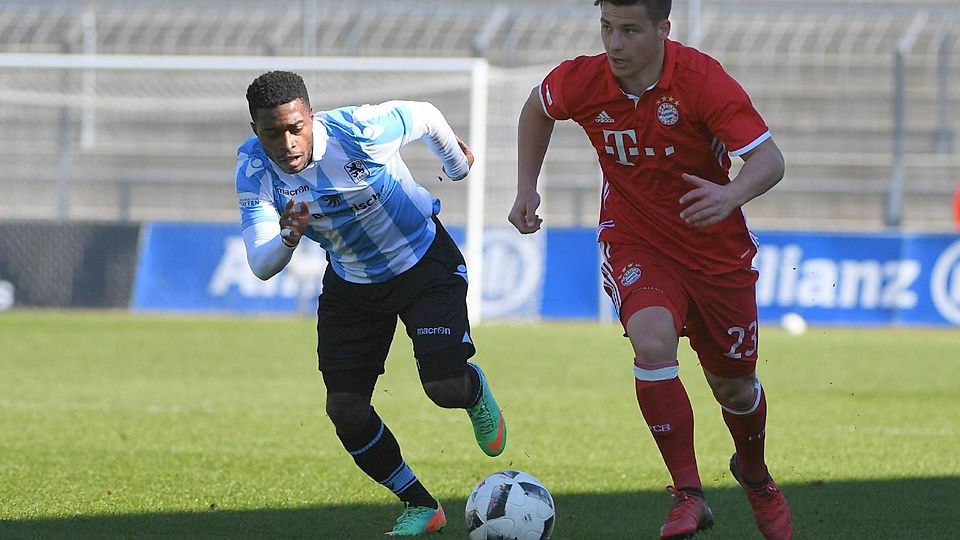 Nono Kossou (li.) und Riccardo Basta spielen in der kommenden Saison gemeinsam beim VfR Garching.