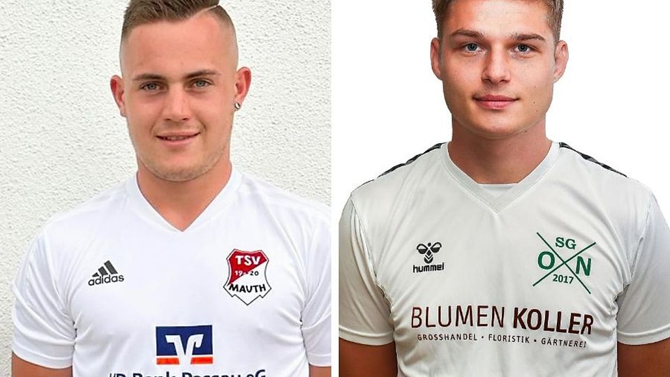 Bastian Hilz (li.) und Maximilian Stockinger wechseln zum SV Grainet 