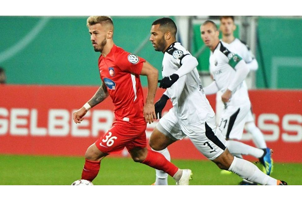 Niklas Dorsch ist auf Anhieb zum Stammspieler beim 1. FC Heidenheim gereift.   dpa