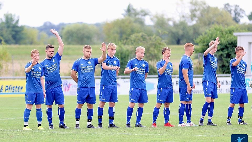 Kurz vor dem Anpfiff der Partie in Bergrheinfeld