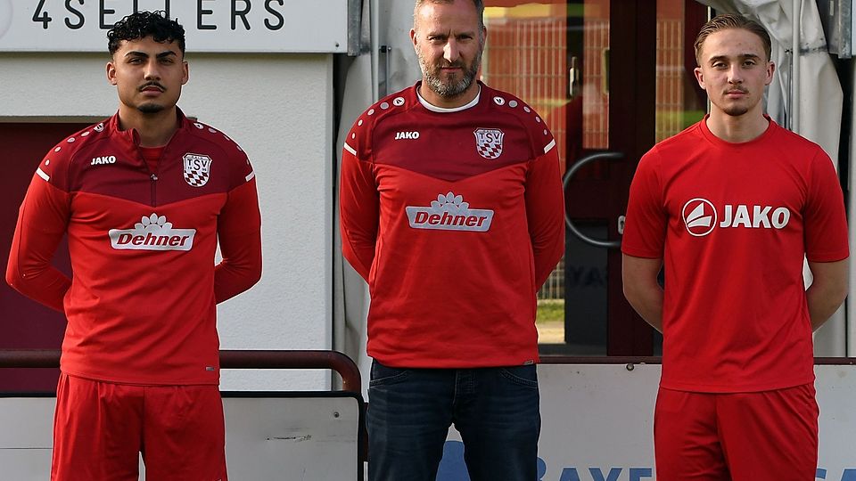 Von links nach rechts: Benito Alisanovic, Sportlicher Leiter Jürgen Meissner und Siegfried Kübler. Es fehlt Gabriel Hasenbichler.