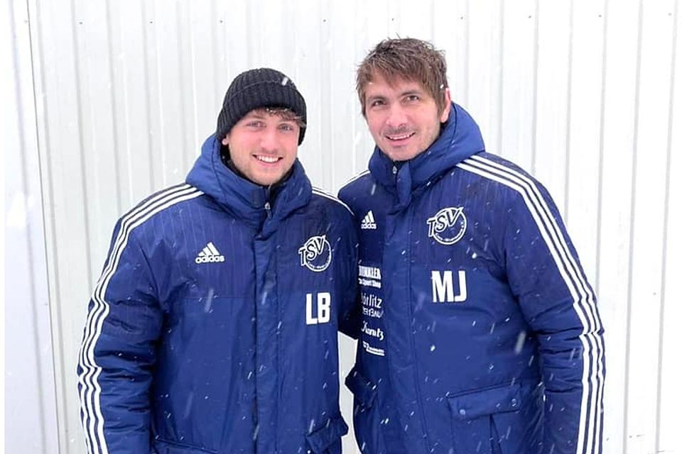 Niklas Schäfer (links) ist neuer Co-Trainer des TSV Westvororte und bildet das Trainerteam mit Chef-Coach Daniel Gehrt (rechts.