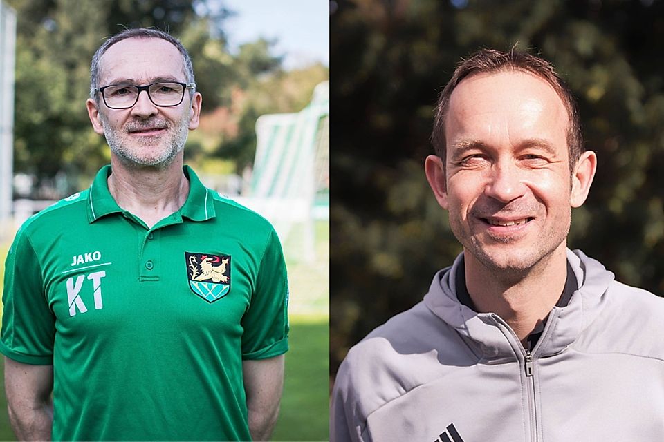 Walbecks Trainergespann Klaus Thijssen und Stefan Poetters.