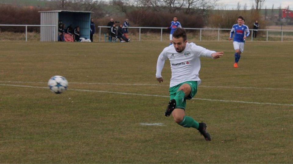 Alexander Gründler steuerte am Samstag drei Treffer zum Sieg seiner Romonta bei.         F: Hermann