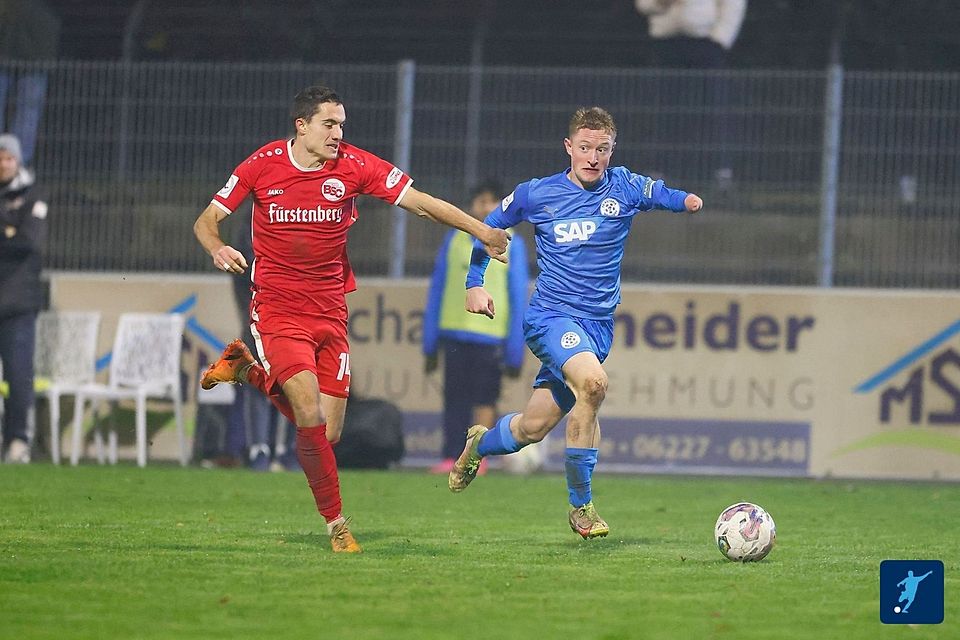 Mike Manegold (r.) gehört zu den jungen Talenten, die in Walldorf immer wieder den Sprung in die Regionalliga schaffen.