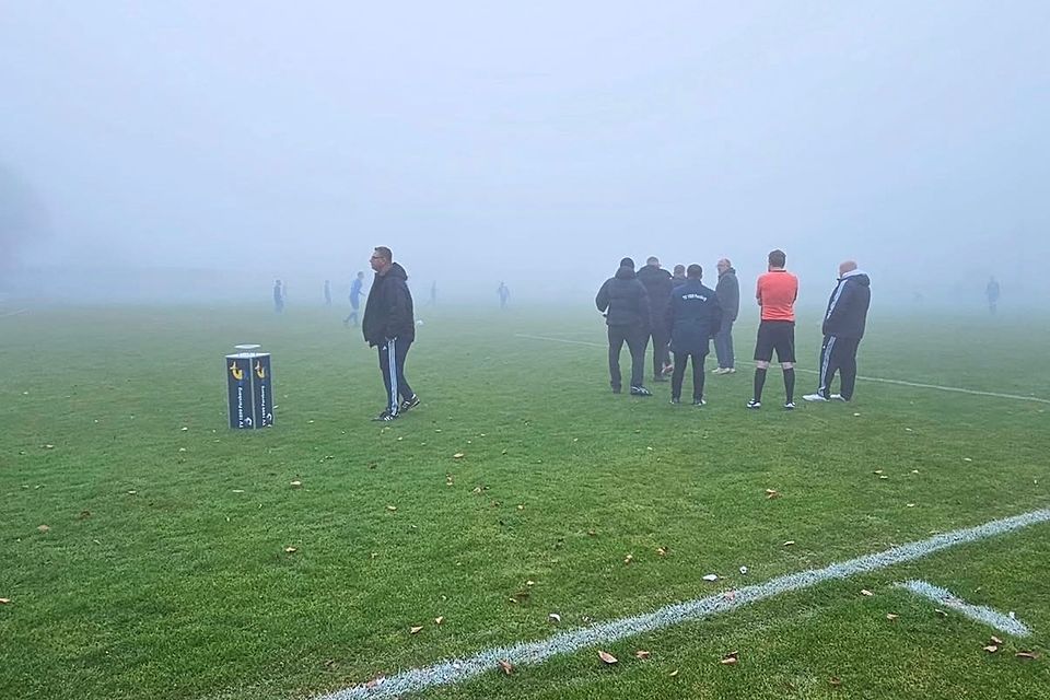 So gestaltete sich die Situation mit dem eigentlichen Anpfiff an der Parsberger Hatzengrün.