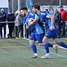 Daniele Toch (links, hier mit Luca Siebenlist im Spiel gegen die SG Wald-Michelbach) erzielte das einzige Tor für die Odenwälder im Duell mit der TSV Auerbach.	Foto: Herbert Krämer