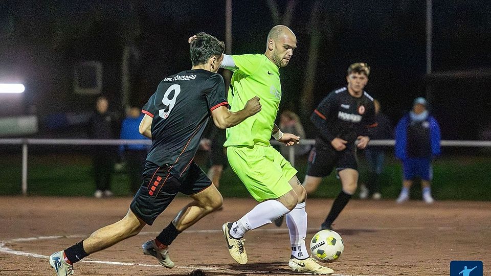Der VfL Tönisberg scheiterte bereits am VfB Uerdingen. 
