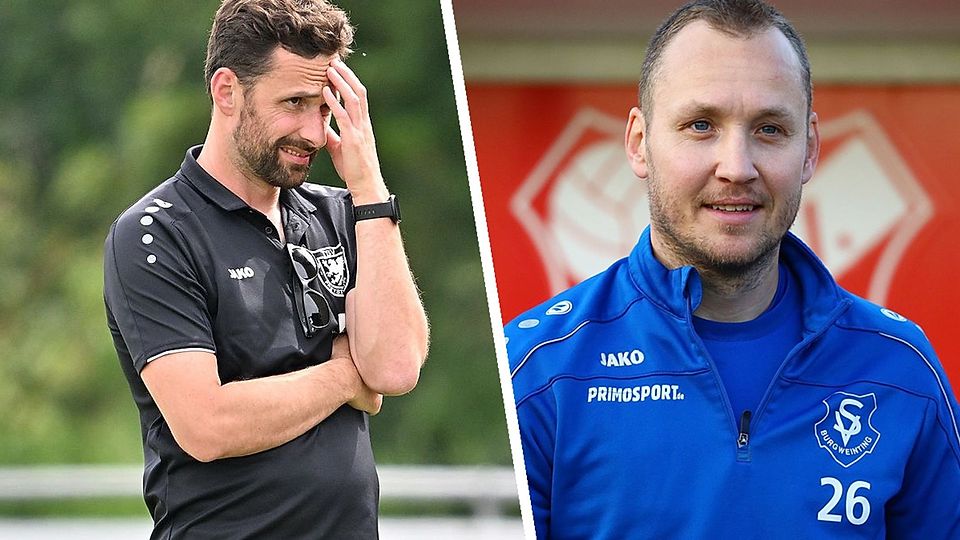 Neue Trainergesichter in der Bezirksliga Süd: Michael Ferstl (links) in Breitenbrunn und Andreas Pollakowski in Parsberg. – Fotos: Wolfgang Zink, Florian Würthele