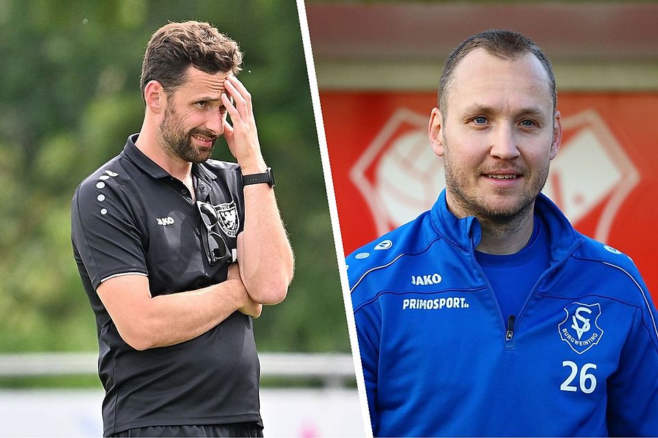 Neue Trainergesichter in der Bezirksliga Süd: Michael Ferstl (links) in Breitenbrunn und Andreas Pollakowski in Parsberg. – Fotos: Wolfgang Zink, Florian Würthele