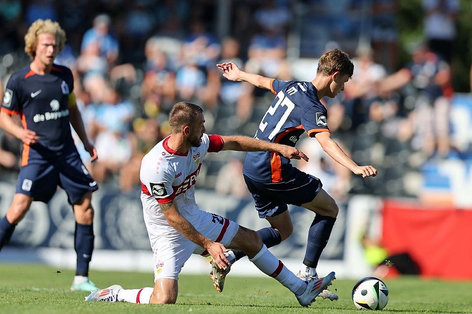 Gestolpert im Schwabenland: Nicht nur Drittliga-Debütant Raphael Ott stand beim 0:3 gegen Aufsteiger VfB Stuttgart II auf verlorenem Posten.