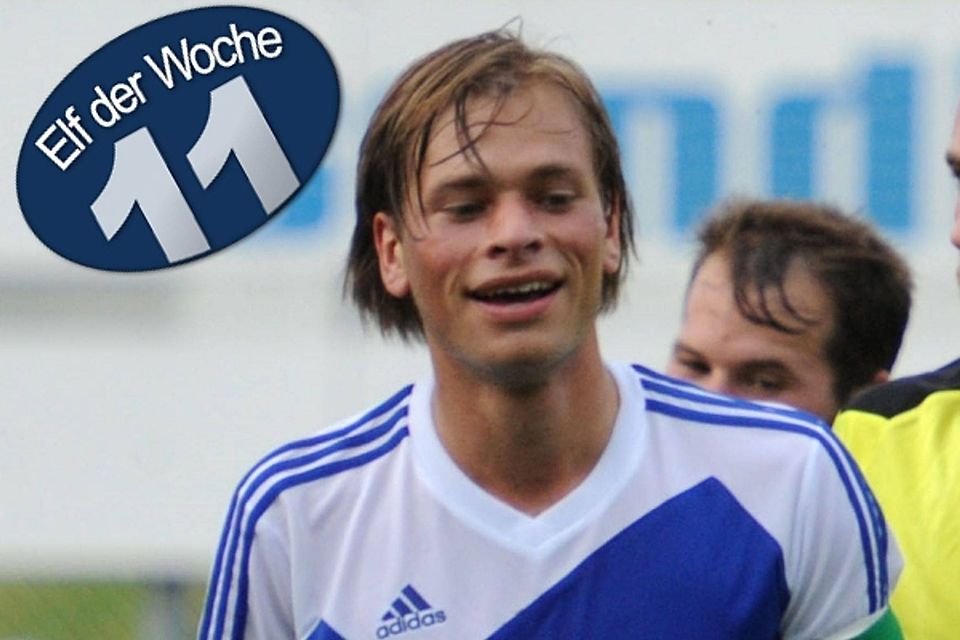 Kristian Böhnlein vom VfL Frohnlach ist zum achten Mal in dieser Spielzeit in die FuPa "Elf der Woche" gewählt worden  F: Mularczyk