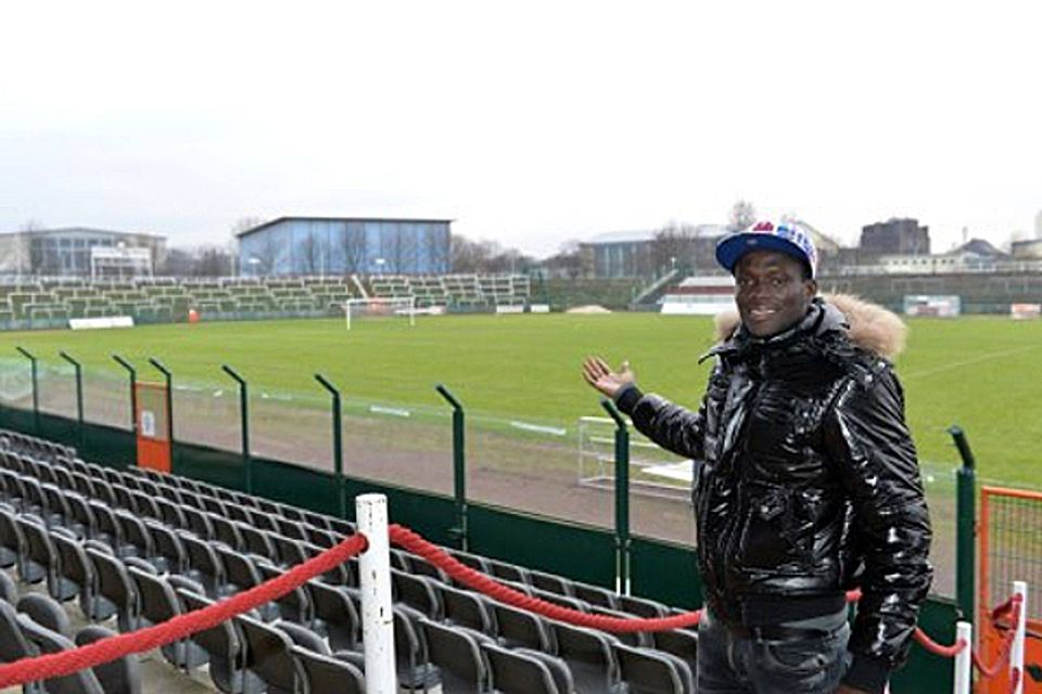 Djibril N\\\'Diaye hat als Fußballer im Sportforum sowie privat in Hohenschönhausen eine neue Heimat gefunden. Foto: City-Press