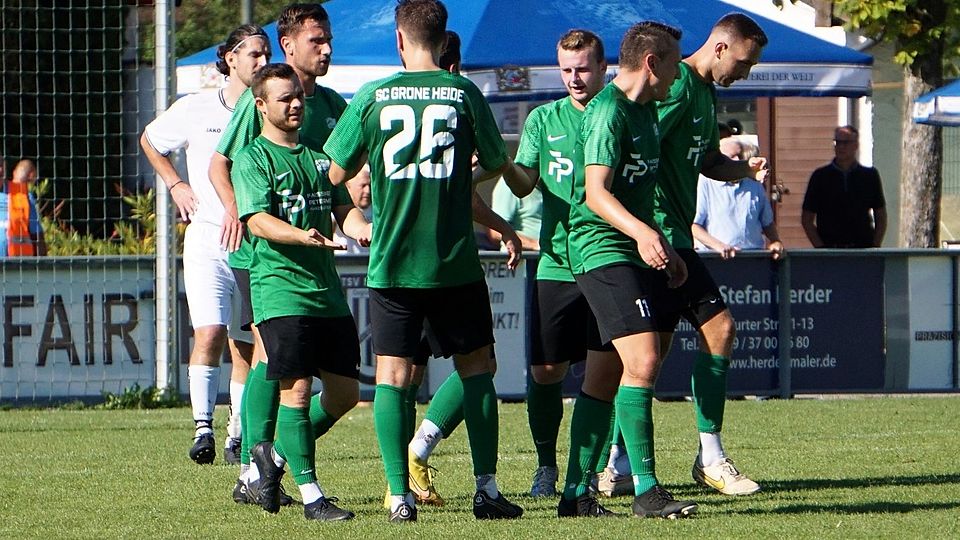 Gegen Eching konnte der SC Grüne Heide Ismaning zuletzt einen 1:0-Sieg einfahren.