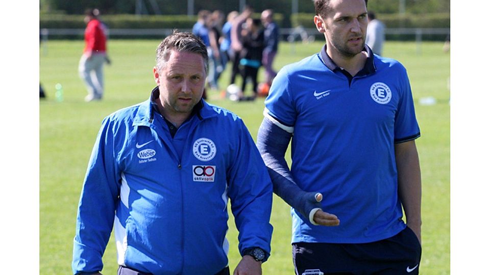 Machen bei der Eintracht weiter: Thomas Wunderlich (links) und Patrick Krick.  (Foto: Mario Luge)