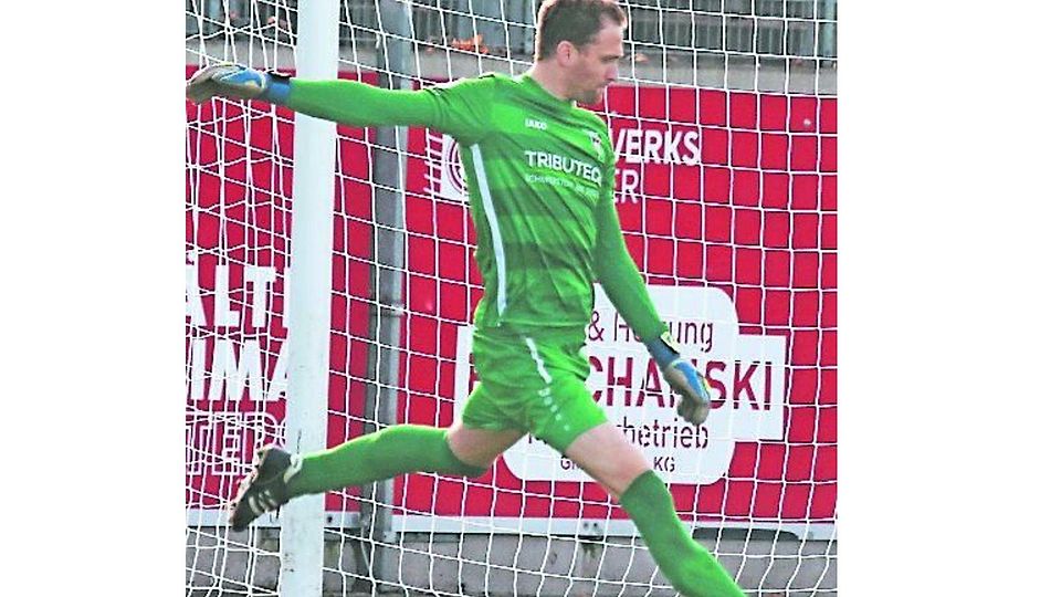Hat seine Sperre „abgesessen“: Keeper Denis Jansen steht in Essen zur Verfügung.