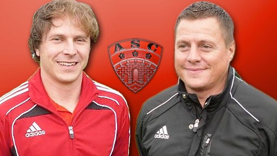 Klaus Hofbauer (re.) wird Markus Raupach (li.) als Coach des ASC Simbach ablösen Foto:Wagner