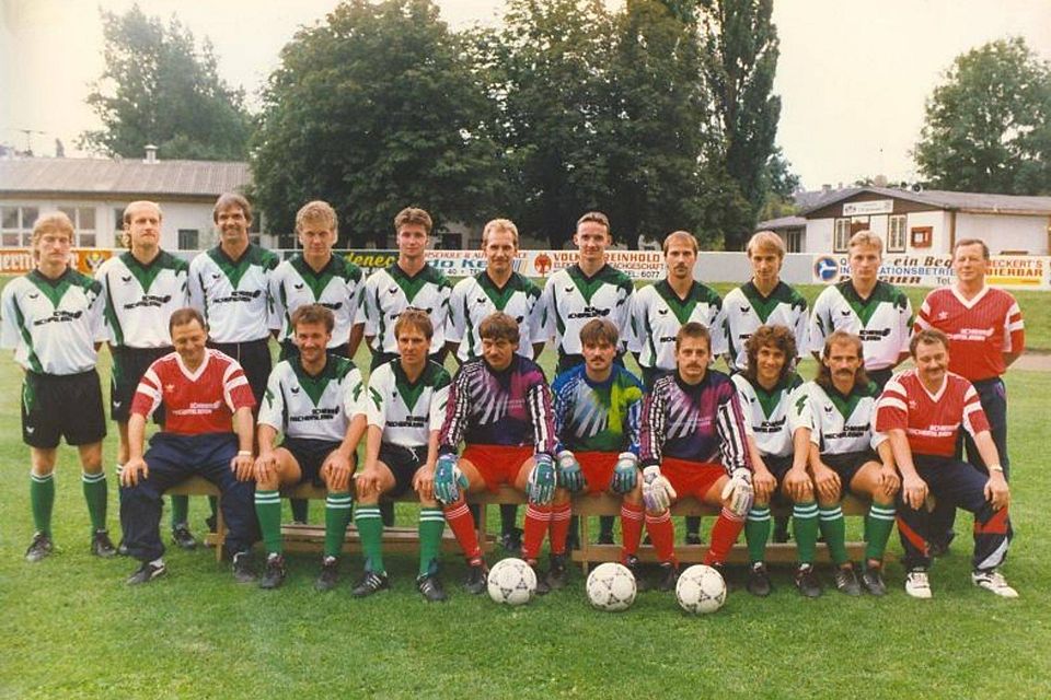 Die Landesmeister-Elf des 1. FC Aschersleben in der Saison 1993/94.