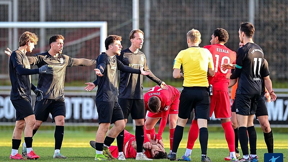 Der TuS Geretsried kassierte gegen den SV Heimstetten gleich zwei Platzverweise.