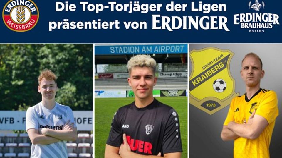 Noah Tiefenbacher (mi.) führt die Torjägerliste an. 