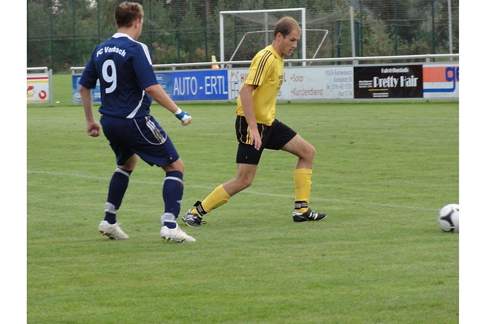 Der FCVorbach kan sein Heimspiel gegen den Aufsteiger aus Freihung mit einem 2:0 gewinnen. F: Christof Bartl