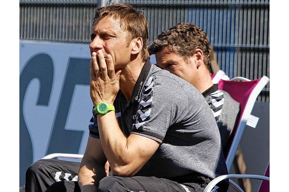 Gemischte Gefühle trotz guter Regionalliga-Saison: Weiches Trainer Daniel Jurgeleit und sein Assistent Marc Peetz. Foto: Epping