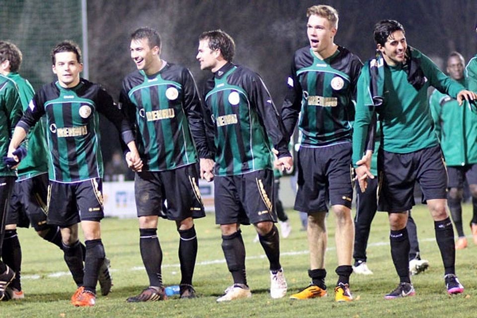 Der Jubel nach dem 3:1-Sieg gegen die Bayern-Amateure war groß - die Überraschung nach dem Preis-Rücktritt ebenso. F: Gross