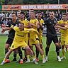 Die SpVgg Bayreuth (in gelb) und die SpVgg Ansbach standen sich erst vor eineinhalb Wochen im Eröffnungsspiel der Regionalliga Bayern gegenüber. Jetzt treffen die beiden fränkischen Kontrahenten in der zweiten Pokalrunde erneut aufeinander.