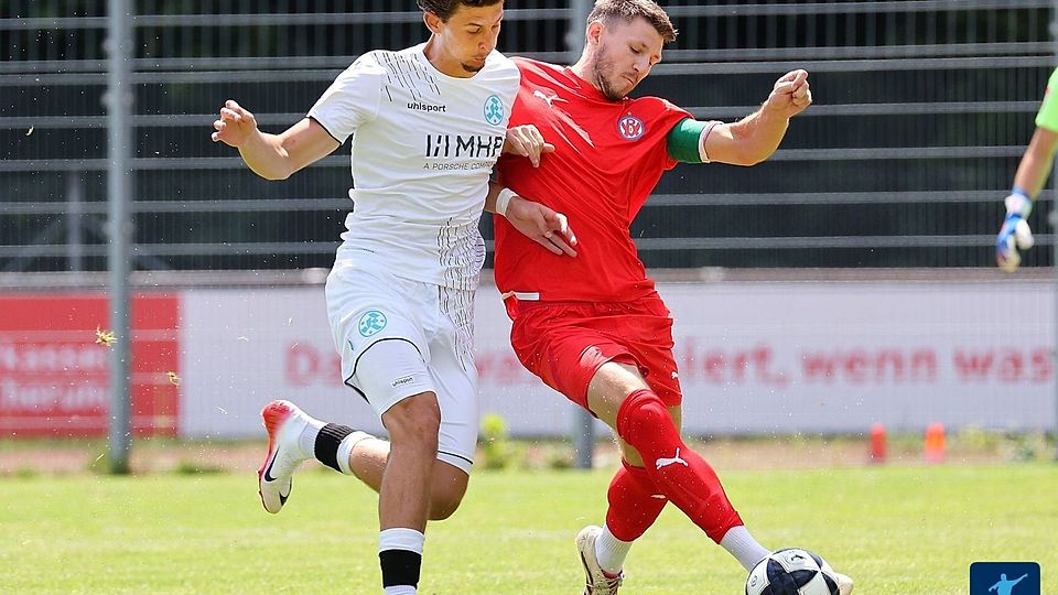 Der VfR Mannheim (rot) hat das klare Saisonziel Aufstieg vor Augen.