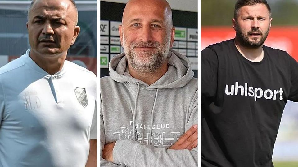 Mutlu Demir (l.), Björn Mehnert und Sebastian Tyrala sind keine Regionalliga-Trainer mehr. 