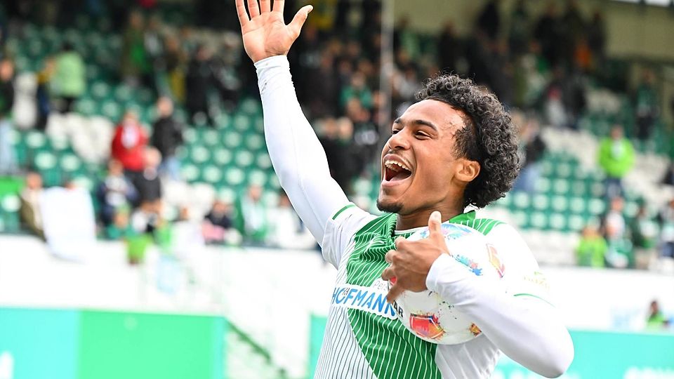 David Abrangao traf zehn Minuten nach seinem Profi-Debüt mit seinem ersten Zweitliga-Tor zum Ausgleich gegen Hannover 96.