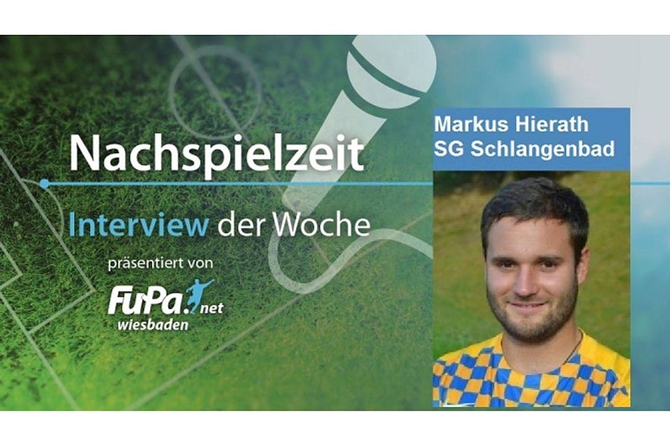 Das Interview der Woche mit Markus Hierath vom Kreisoberligisten SG Schlangenbad.  F: Ig0rZh – stock.adobe