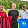 Von links nach rechts: Langdords Sportlicher Leiter Josef Mader, Neu-Coach Michael Wolf, Regens Sportlicher Leiter Daniel Kopp 