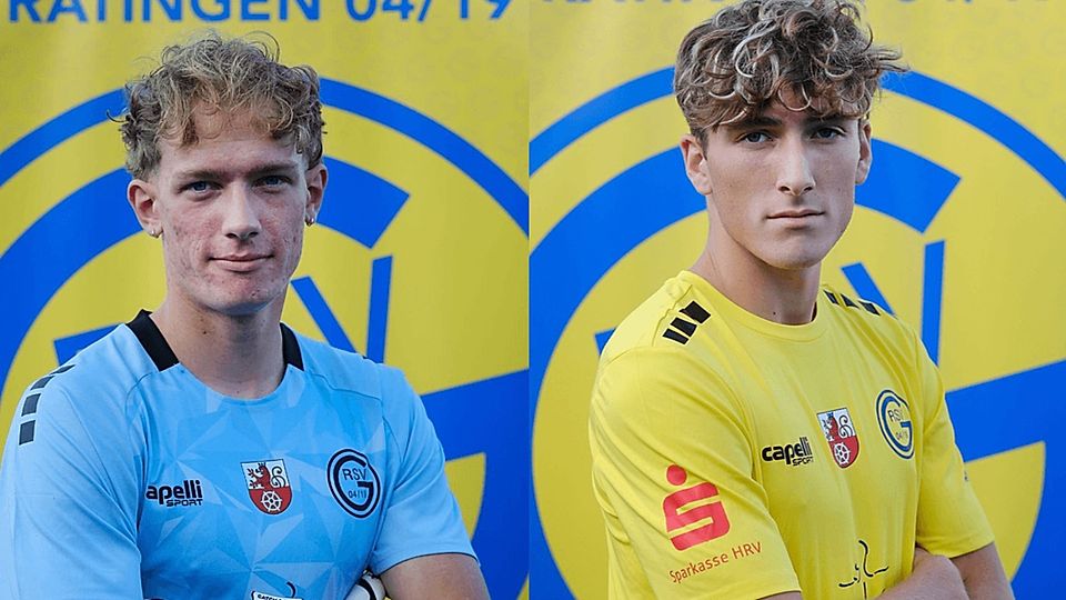 Zwei vielversprechende Ratinger Talente.