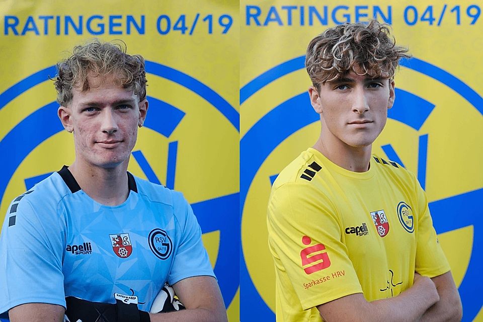 Zwei vielversprechende Ratinger Talente.