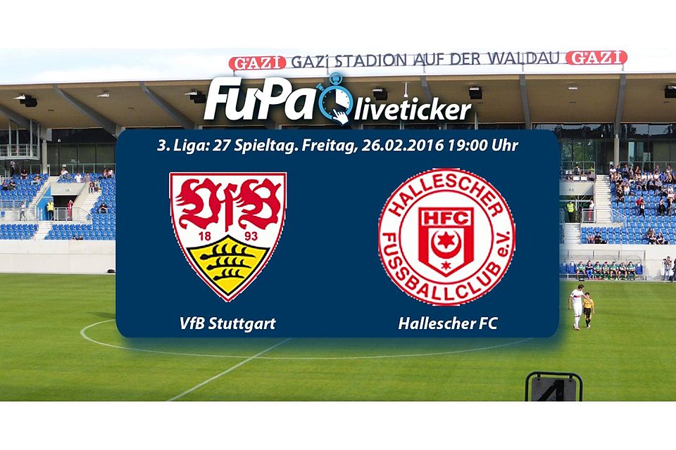 Der VfB Stuttgart II empfängt den Halleschen FC im GAZI-Stadion auf der Waldau. Wir tickern live für euch. Foto: Collage FuPa Stuttgart