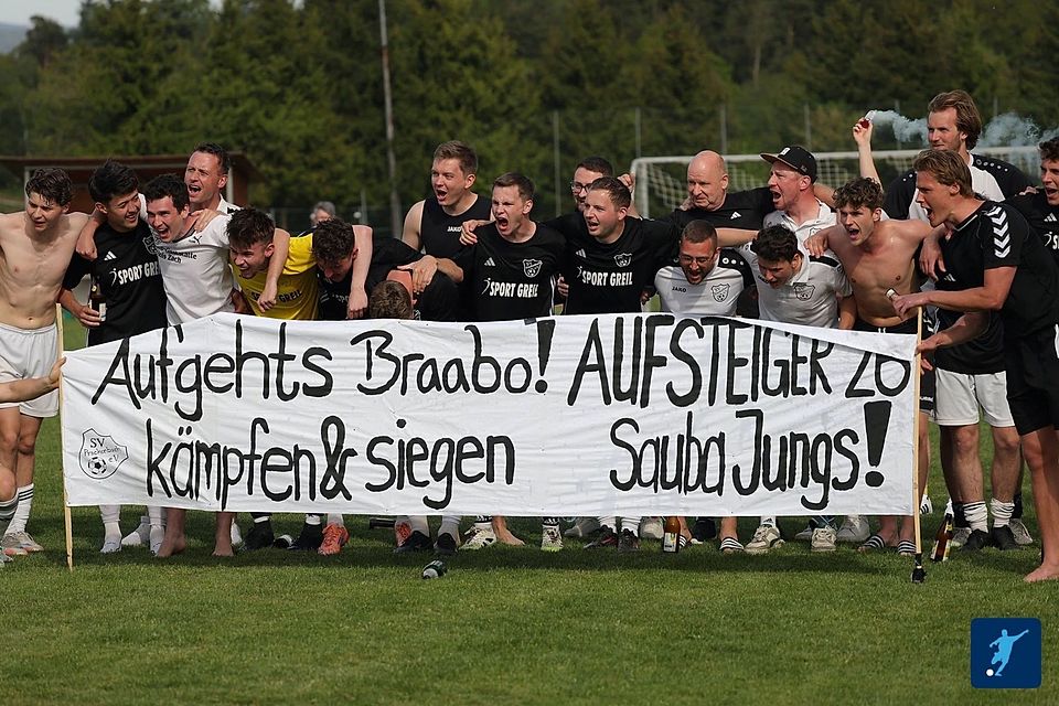 Meister der Kreisklasse Straubing: Der SV Prackenbach.
