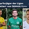 Neu auf dem dritten Platz der Landesliga Südost-Torschützenliste: Julian Höllen (r.) mit sechs Treffern vom TSV Ampfing.