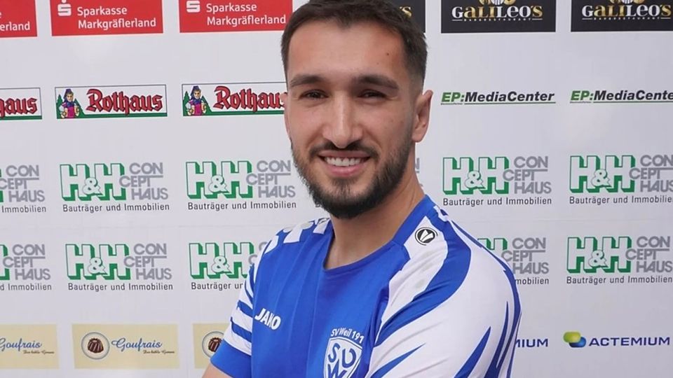  Mit 31 der erste Aufstieg: Kapitän Alban Hiseni | Foto: SV Weil 