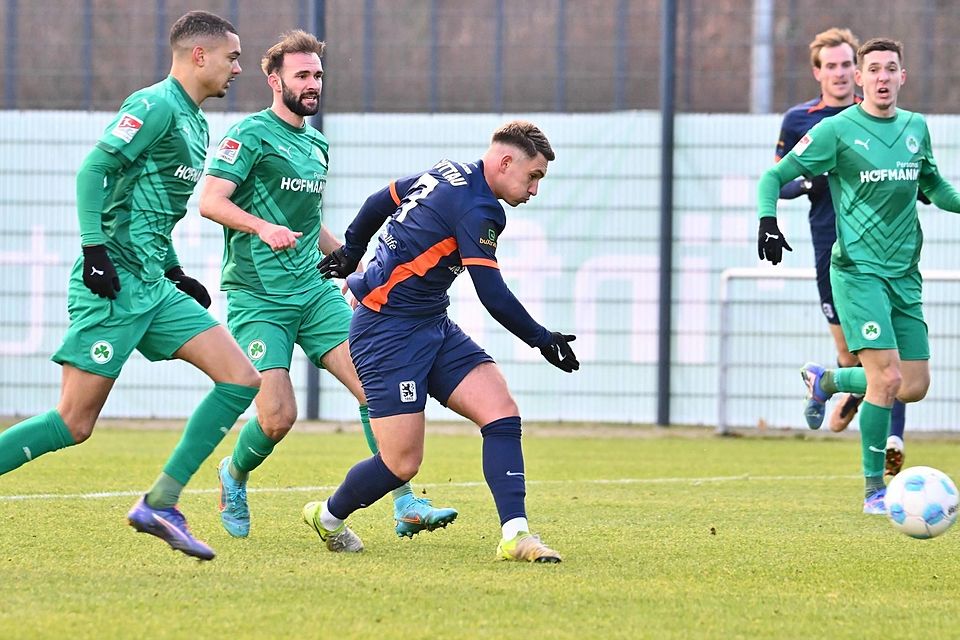 Erzielte die 2:1-Führung für den TSV 1860 München mit einer starken Einzelaktion: Julian Guttau.