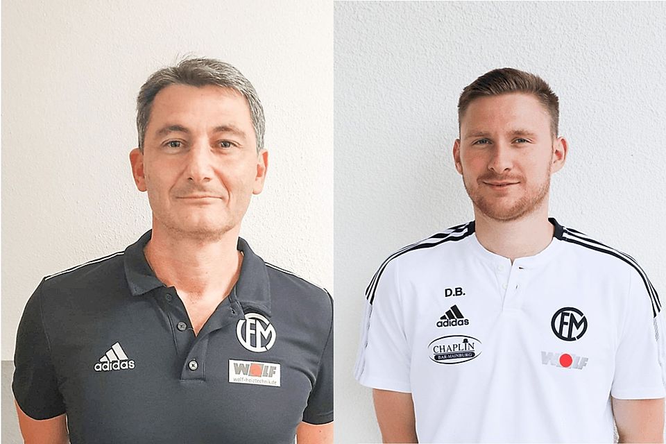 Stefan Stiegler (li.) ist nicht mehr Coach des FC Mainburg. Spielertrainer Dennis Bauer verabschiedet sich am Saisonende 