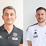 Stefan Stiegler (li.) ist nicht mehr Coach des FC Mainburg. Spielertrainer Dennis Bauer verabschiedet sich am Saisonende 