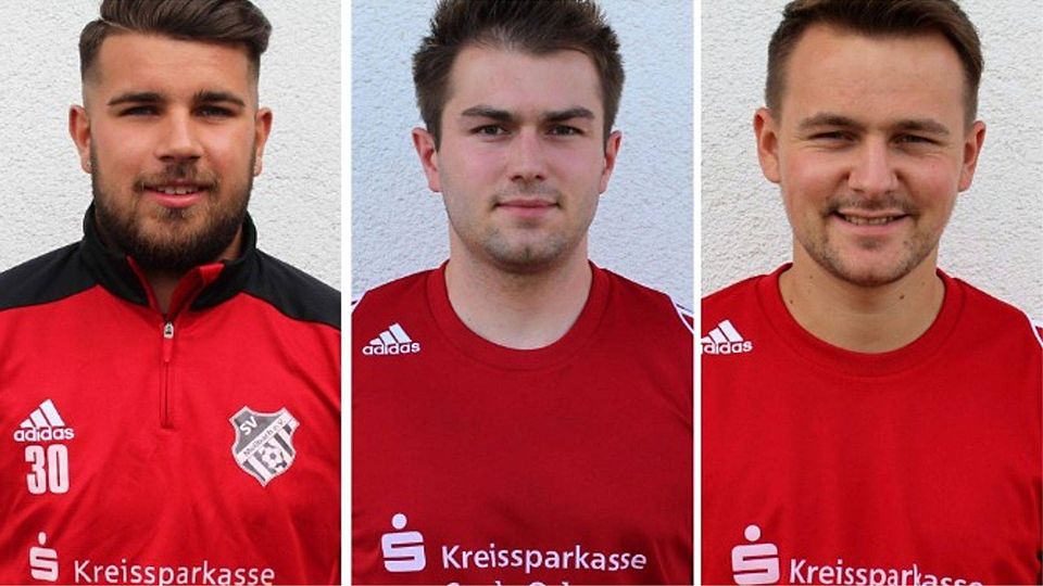 v.l.n.r. Maximilian Jünger & Toni Fruth kommen zum SVM. Steve Dittrich verlässt hingegen Moßbach.